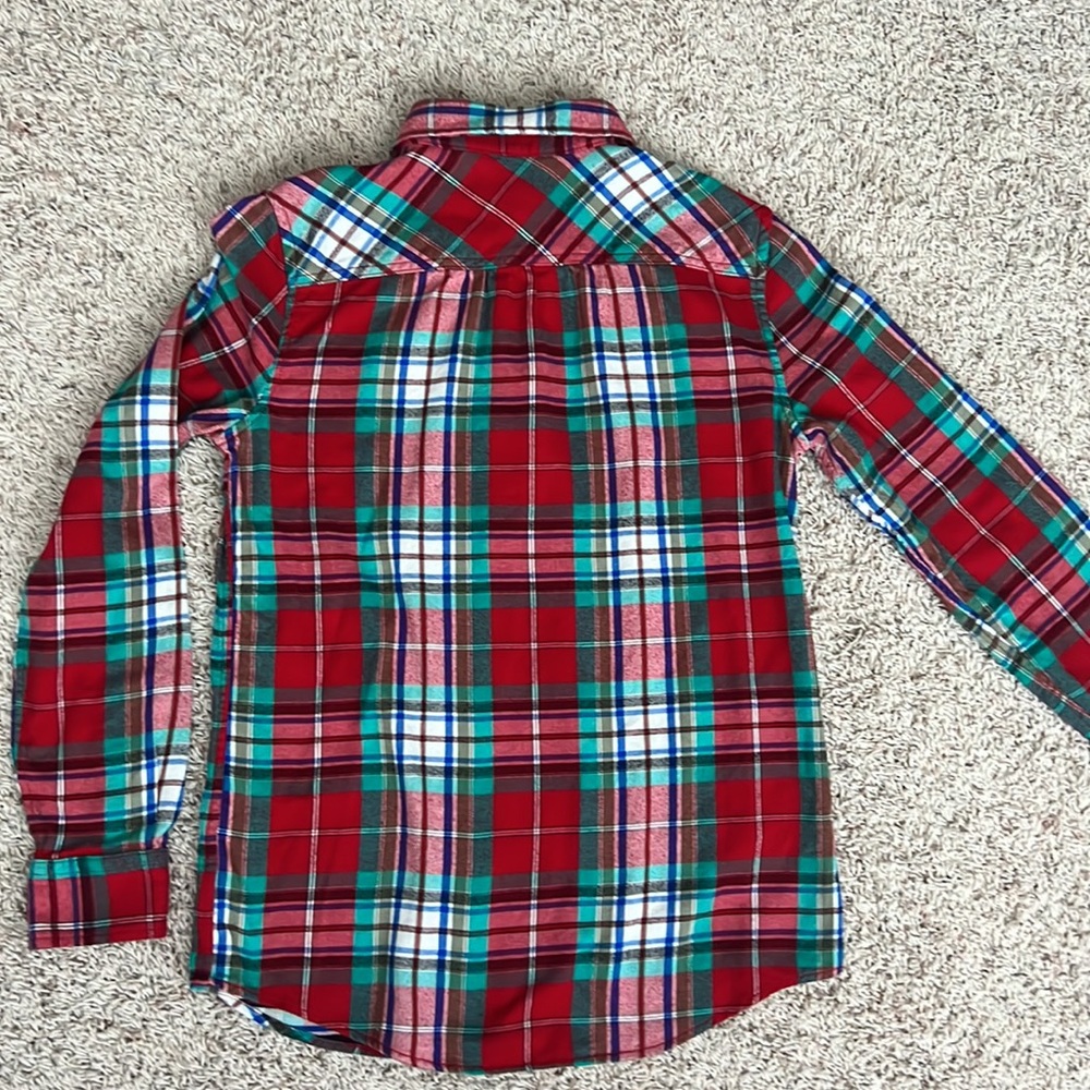 Women’s Lands End flannel shirt - Picture 3 of 6